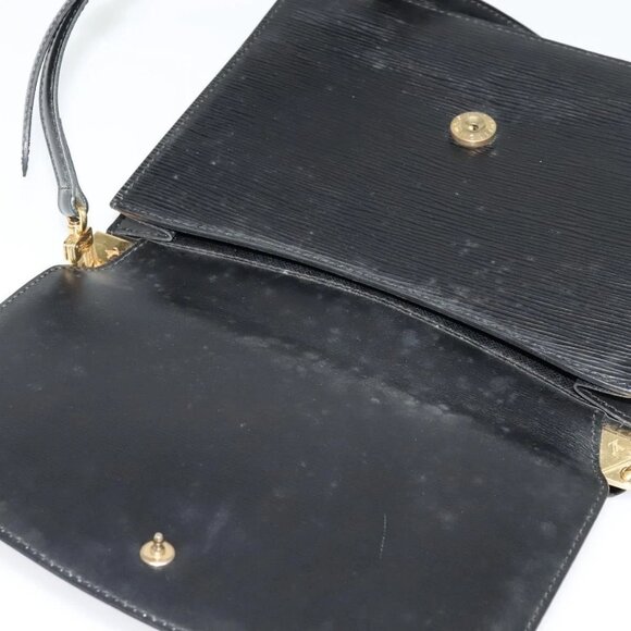 LOUIS VUITTON Epi Grenel Shoulder Bag Black M52362 LV Auth 139883 - Picture 12 of 16